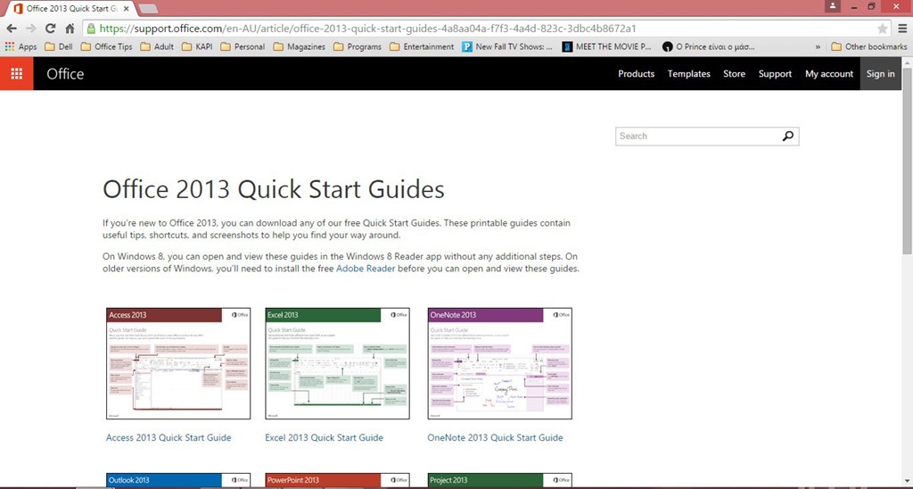 Complete Collection Of Microsoft Office 13 Quick Start Guides Smart Office