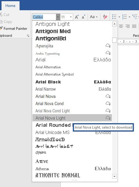 download fonts for word